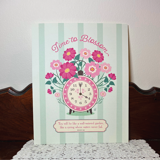 Time to Blossom Art Print 8x10