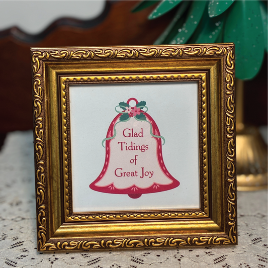 Glad Tidings Mini Art Print 4x4
