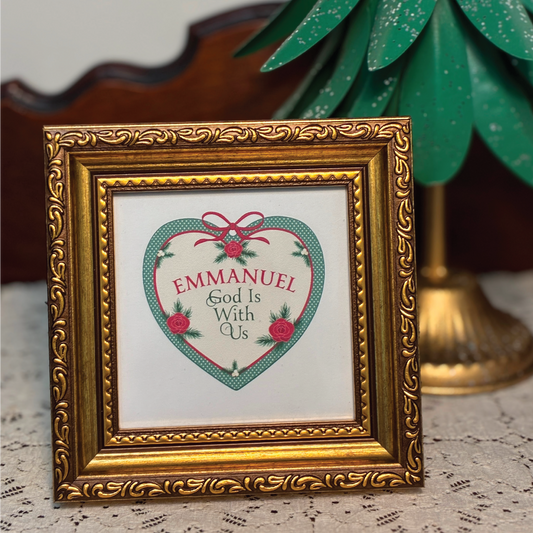 Emmanuel Mini Art Print 4x4