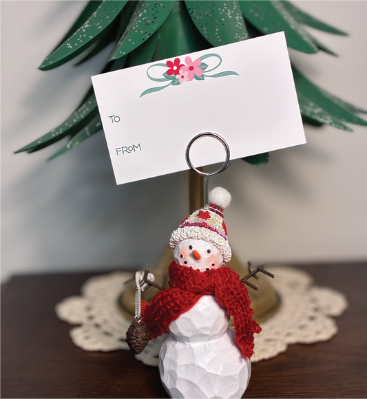 Festive Flowers Gift Tags