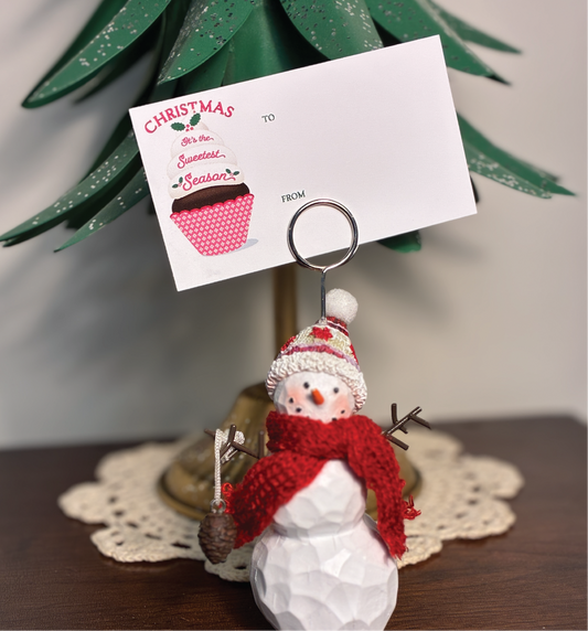 Christmas Cupcake Gift Tags
