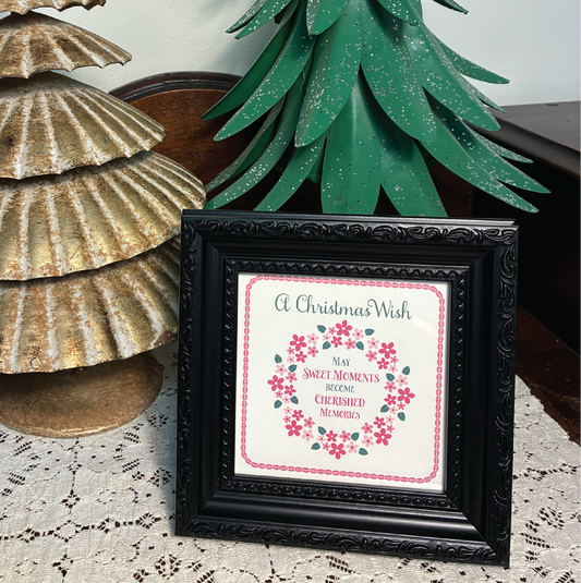 Cherished Christmas Mini Art Print 4x4