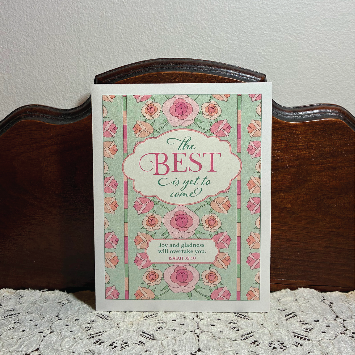 The Best is Yet to Come Blank Note Card Set