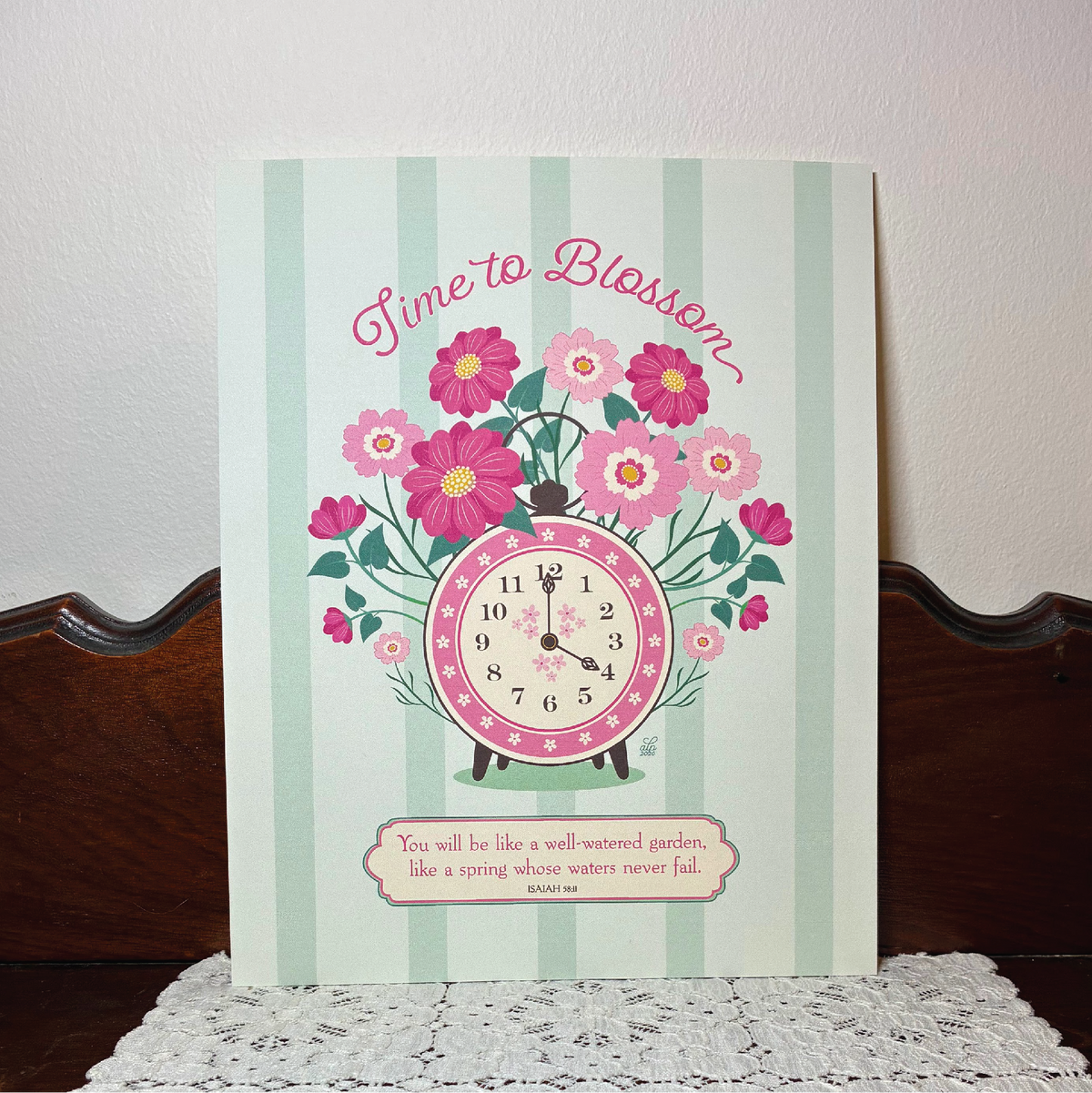 Time to Blossom Art Print 8x10