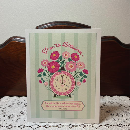 Time to Blossom Blank Note Card Set